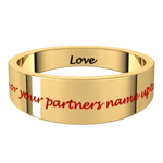 18K Gold Wedding Band - Picasso Gold & Diamond Jewelry