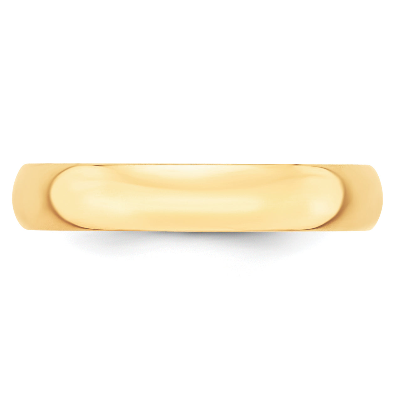 14KY 4mm LTW Half Round Band Size 6