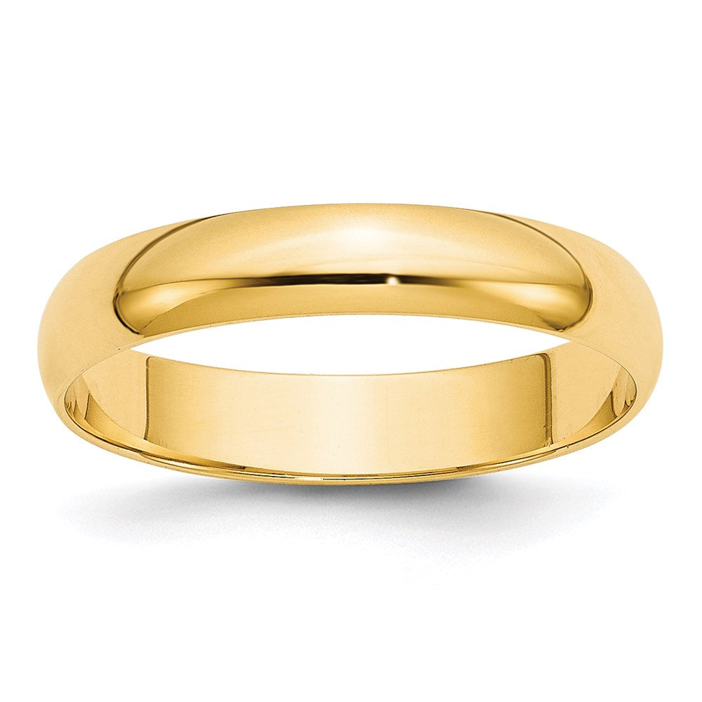 14KY 4mm LTW Half Round Band Size 6