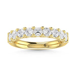 14K Yellow Gold 1 Ct.Tw. Cushion Shape Diamond Wedding Band  Picasso Gold & Diamond Jewelry