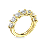 18K Yellow Gold 1 1/3 Ct.Tw. Round Shape Diamond Wedding Band  Picasso Gold & Diamond Jewelry