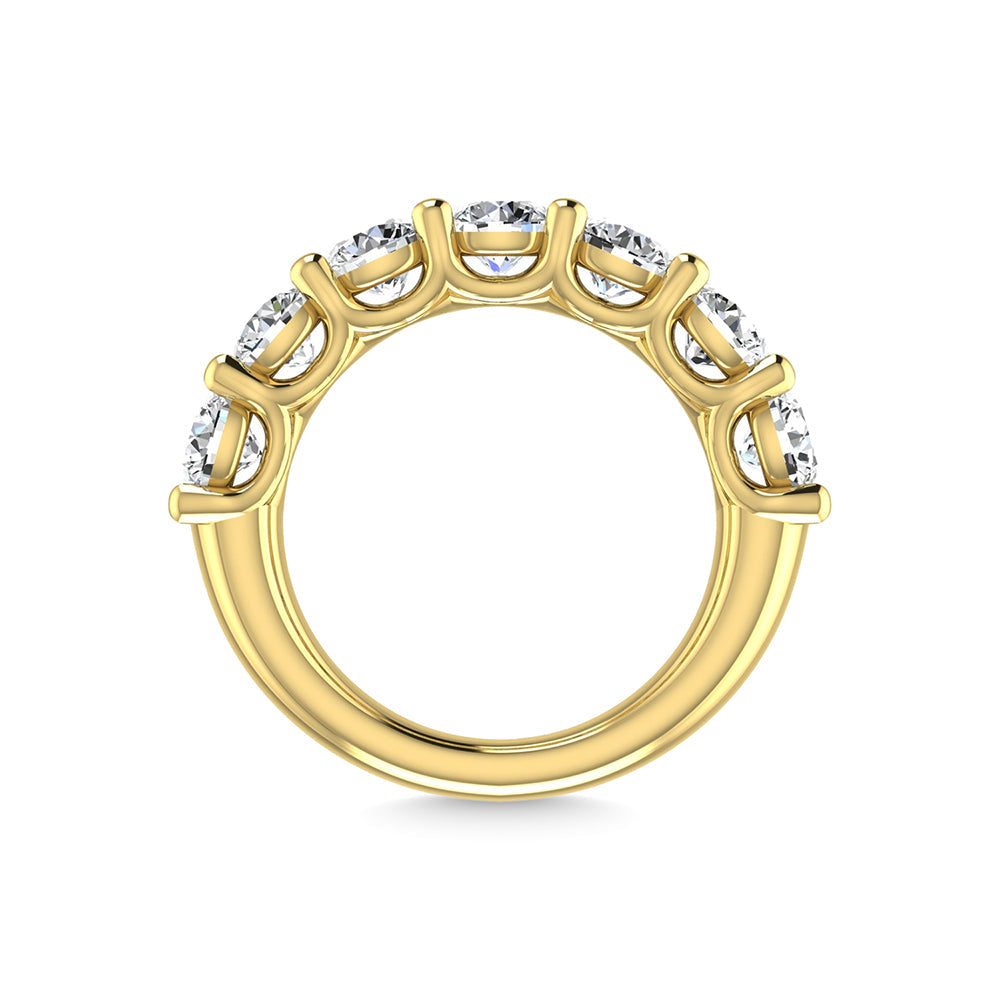 14K Yellow Gold 5/8 Ct.Tw. Round Shape Diamond Wedding Band  Picasso Gold & Diamond Jewelry