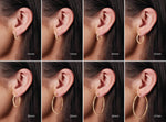 14K Gold Chain Link Hoop Earrings - Picasso Gold & Diamond Jewelry