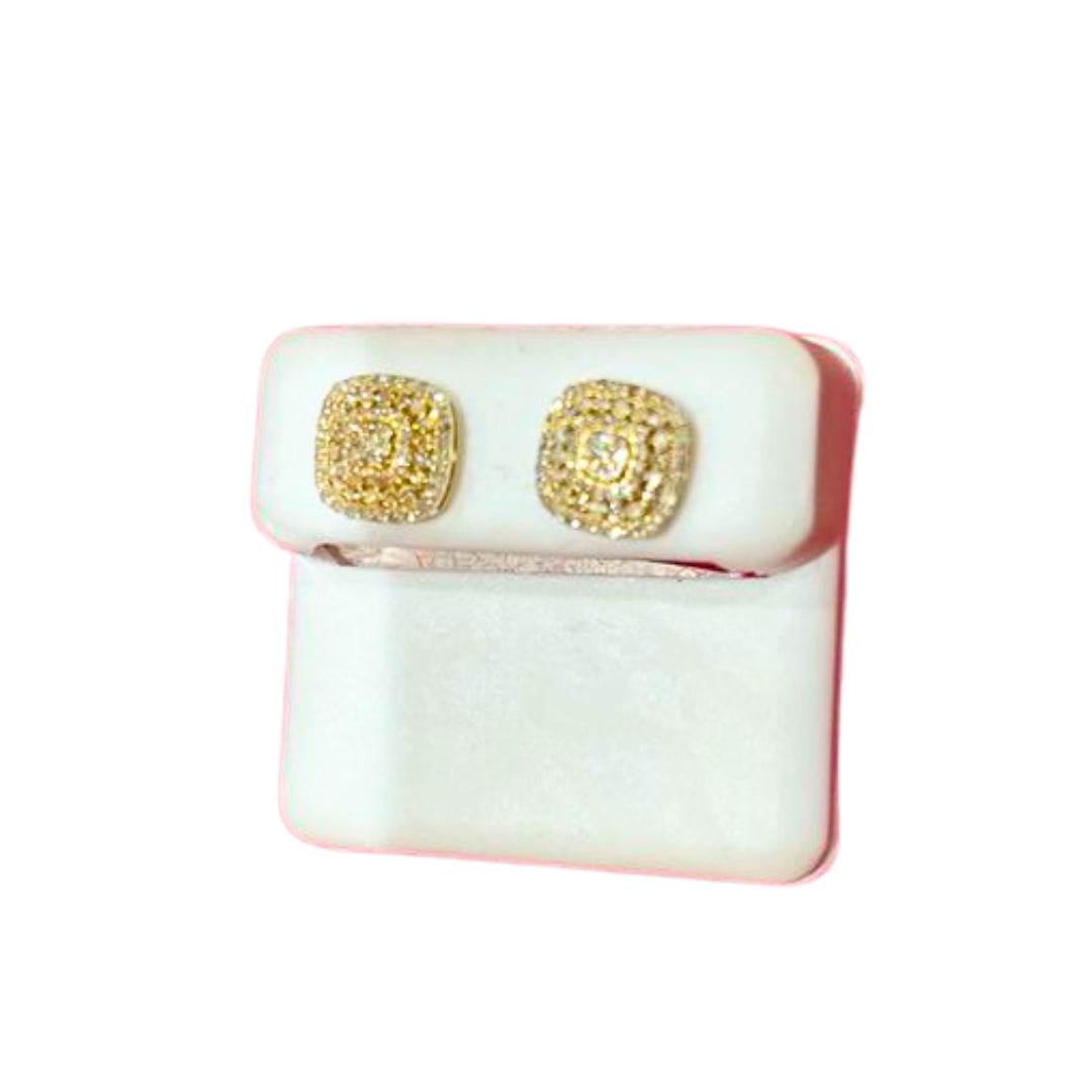 10KT Gold 0.49 CT Diamond Stud Earring