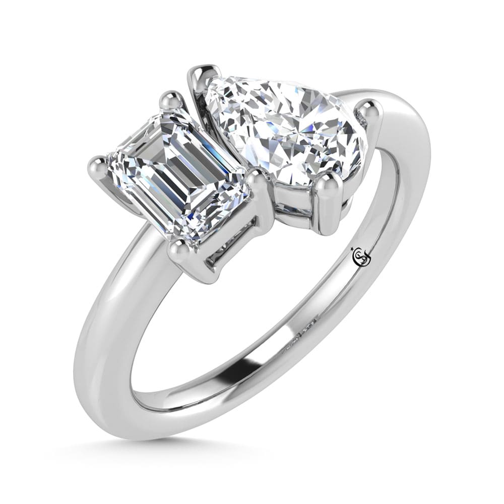 14K White Gold Lab Grown Diamond 1 Ct.Tw. Fashion Ring  Picasso Gold & Diamond Jewelry