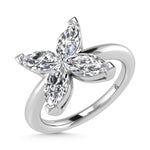 14K White Gold Lab Grown Diamond 1 Ct.Tw. Fashion Ring  Picasso Gold & Diamond Jewelry