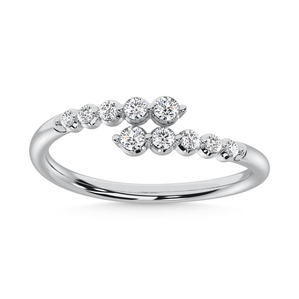10K White Gold Lab Grown Diamond 1/5 ct. tw. Fashion Ring | Picasso Gold & Diamond