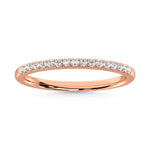 10K Rose Gold Lab Grown Diamond 1/6 ct. tw. Wedding Band | Picasso Gold & Diamond