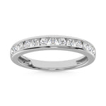 14K White Gold Lab Grown Diamond 1/3 ct. tw. Channel Band | Picasso Gold & Diamond