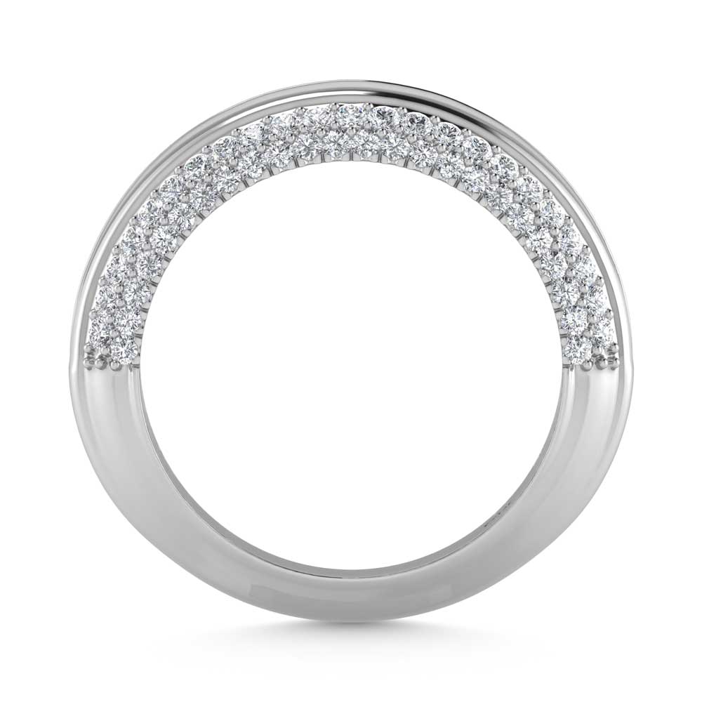 14K White Gold Lab Grown Diamond 4 1/2 Ct.Tw. Band  Picasso Gold & Diamond Jewelry