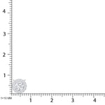 10K White Gold Lab Grown Diamond 1/2 Ct.Tw Fashion Pendant  Picasso Gold & Diamond Jewelry