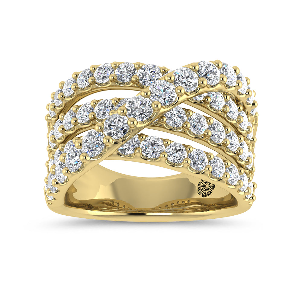 14K Yellow Gold 2 1/2 ct. tw. Lab Grown Diamond Fashion Ring | Picasso Gold & Diamond