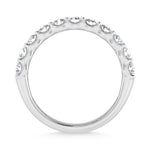 14K White Gold 4 Ct.Tw. Lab Grown Diamond Round and Emerald Cut Fashion Band  Picasso Gold & Diamond Jewelry