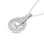 14K White Gold Lab Grown Diamond  2 Ct.Tw. Fashion Pendant  Picasso Gold & Diamond Jewelry