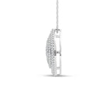 14K White Gold Lab Grown Diamond 1 1/2 Ct.Tw. Fashion Pendant  Picasso Gold & Diamond Jewelry