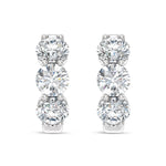 14K White Gold Lab Grown Diamond 2 Ct.Tw. Hoop Earrings  Picasso Gold & Diamond Jewelry