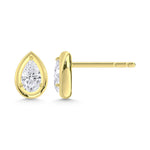 10K Yellow Gold Lab Grown Diamond 1/2 Ct.Tw. Pear Shape Stud Earrings  Picasso Gold & Diamond Jewelry