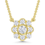 10K Yellow Gold Lab Grown Diamond 3/8 Ct.Tw. Heart Pendant  Picasso Gold & Diamond Jewelry