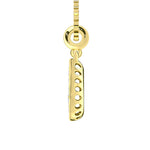 10K Yellow Gold Lab Grown Diamond 1/6 Ct.Tw. Fashion Pendant  Picasso Gold & Diamond Jewelry