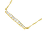 10K Yellow Gold Lab Grown Diamond 1/6 Ct.Tw. Fashion Necklace  Picasso Gold & Diamond Jewelry
