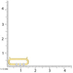 10K Yellow Gold Lab Grown Diamond 1/10 Ct.Tw. Fashion Necklace  Picasso Gold & Diamond Jewelry