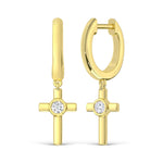 10K Yellow Gold Lab Grown Diamond 1/6 Ct.Tw. Fashion Earrings  Picasso Gold & Diamond Jewelry