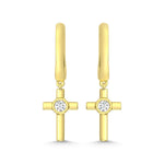 10K Yellow Gold Lab Grown Diamond 1/6 Ct.Tw. Fashion Earrings  Picasso Gold & Diamond Jewelry
