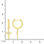 10K Yellow Gold Lab Grown Diamond 1/6 Ct.Tw. Fashion Earrings  Picasso Gold & Diamond Jewelry