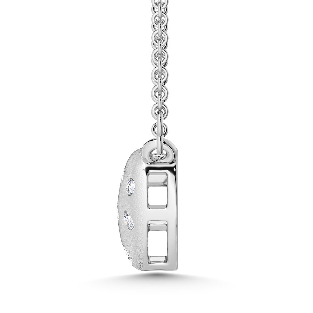 Pendants 10K White Gold Lab Grown Diamond 1/10 Ct.Tw. Heart Pendant 10K White  Lab Grown Diamond 1/10 Ct.Tw. Heart Pendant - Picasso  LG2102W