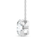 14K White Gold Lab Grown Diamond 3 Ct.Tw. Solitaire Slide Pendant  Picasso Gold & Diamond Jewelry
