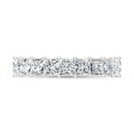 14K White Gold Lab Grown Diamond  3 Ct.Tw. Princess Band  Picasso Gold & Diamond Jewelry