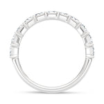 14K White Gold Lab Grown Diamond  3 Ct.Tw. Princess Band  Picasso Gold & Diamond Jewelry