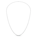 14K White Gold Lab Grown Diamond 7 3/4 Ct.Tw. Floating Necklace  Picasso Gold & Diamond Jewelry