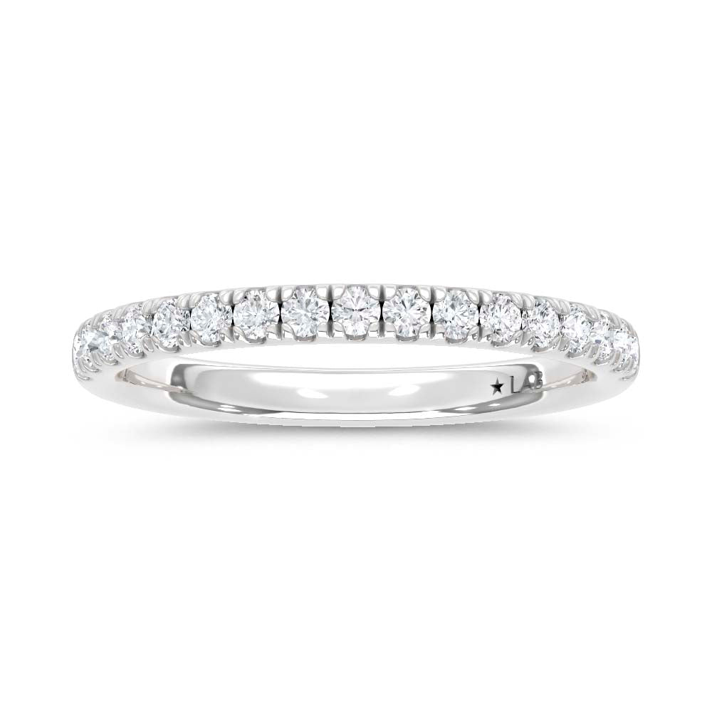 14K White Gold Lab Grown Diamond 1/3 Ct.Tw. Anniversary Band