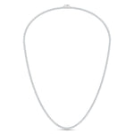 14K White Gold Lab Grown Diamond 10 Ct.Tw. 3 Prong Necklace  Picasso Gold & Diamond Jewelry