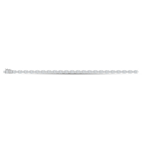 14K White Gold Lab Grown Diamond 10 Ct.Tw. Fashion Bracelet