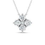 14K White Gold Lab Grown Diamond 1 5/8 Ct.Tw. Fashion Necklace  Picasso Gold & Diamond Jewelry
