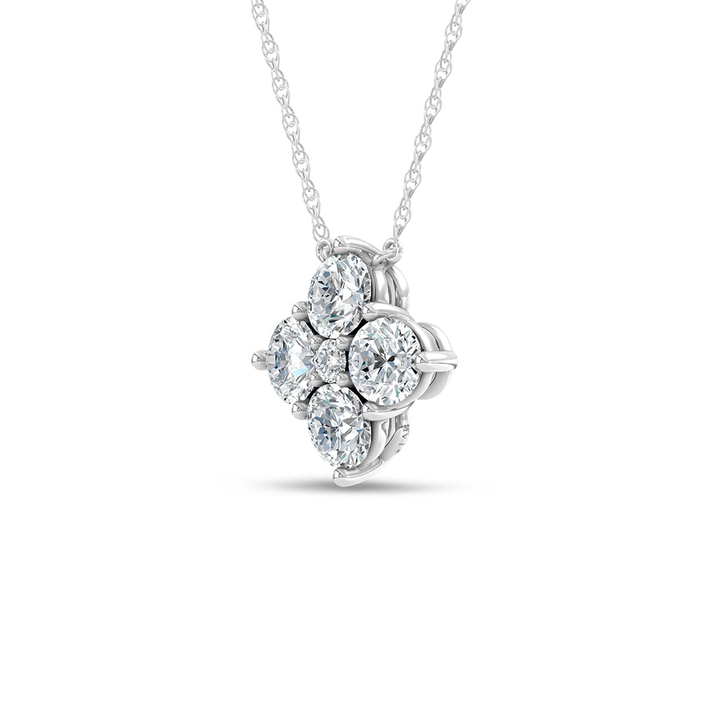 Pendants 14K White Gold Lab Grown Diamond 1 5/8 Ct.Tw. Fashion Necklace 14K White Gold Lab Grown Diamond 1 5/8 Ct.Tw. Fashion Necklace -  LG2267W-NL