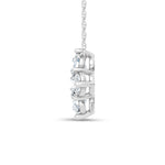 14K White Gold Lab Grown Diamond 1 5/8 Ct.Tw. Fashion Necklace  Picasso Gold & Diamond Jewelry
