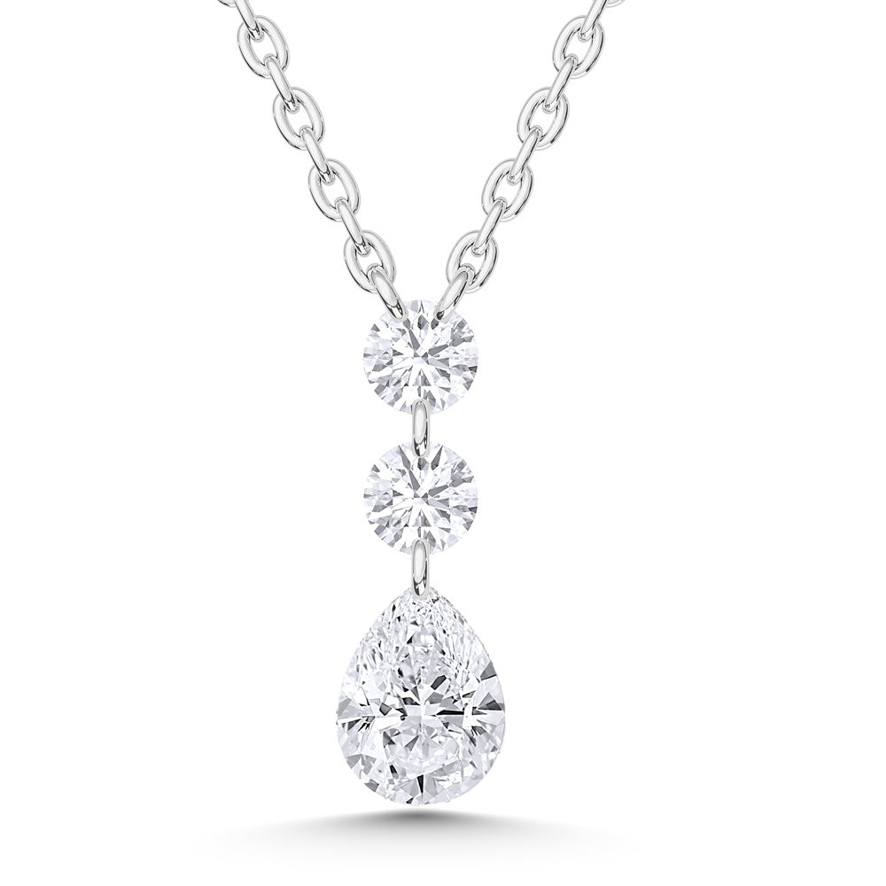 Pendants 14K White Gold Lab Grown Diamond 1 1/4 Ct.Tw. Fashion Necklace 14K White Gold Lab Grown Diamond 1 1/4 Ct.Tw. Fashion Necklace -  LG2315W