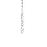 14K White Gold Lab Grown Diamond 1 1/4 Ct.Tw. Fashion Necklace  Picasso Gold & Diamond Jewelry