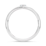 10K White Gold Lab Grown Diamond 1/6 Ct.Tw. Chevron Band  Picasso Gold & Diamond Jewelry