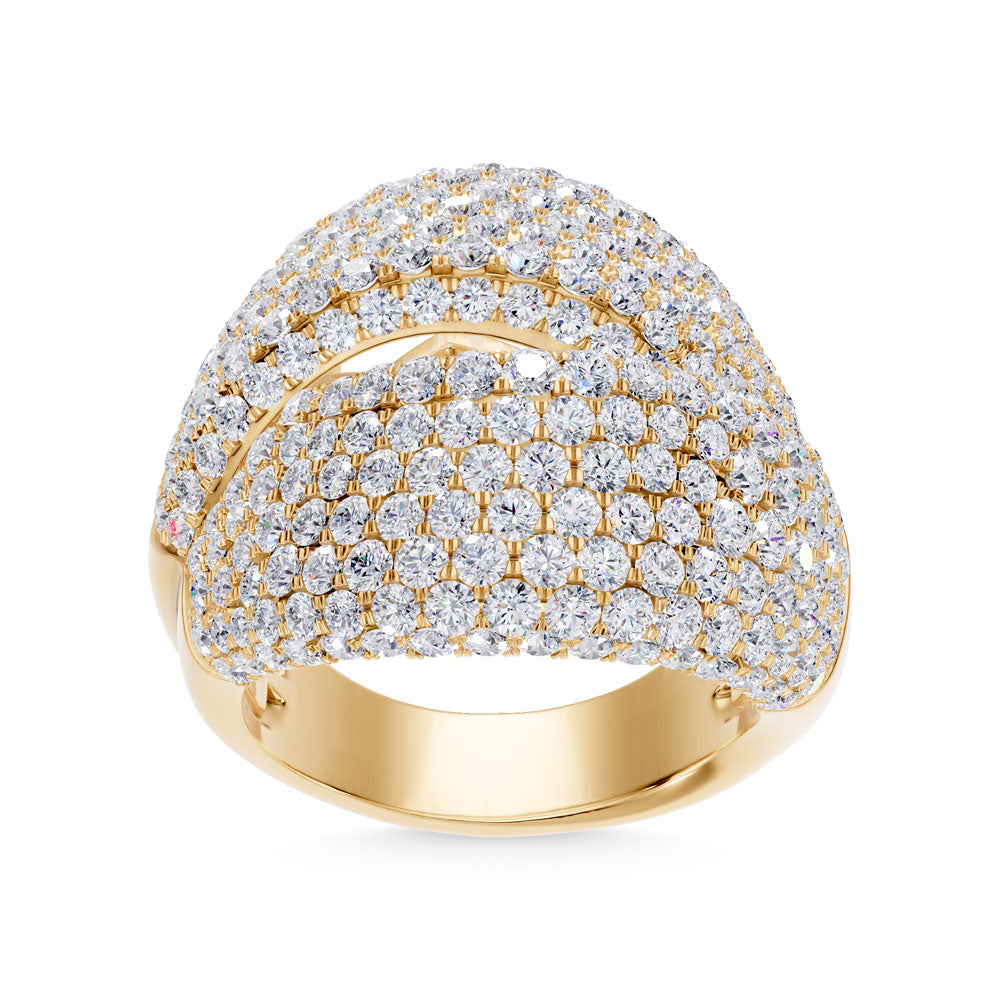 14K Yellow Gold Lab Grown Diamond 3 7/8 ct. tw. Fashion Ring | Picasso Gold & Diamond