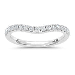 14K White Gold Lab Grown Diamond 1/3 ct. tw. Chevron Band | Picasso Gold & Diamond
