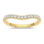 14K Yellow Gold Lab Grown Diamond 1/3 ct. tw. Chevron Band | Picasso Gold & Diamond