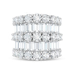14K White Gold Lab Grown Diamond 8 ct. tw. Fashion Band | Picasso Gold & Diamond