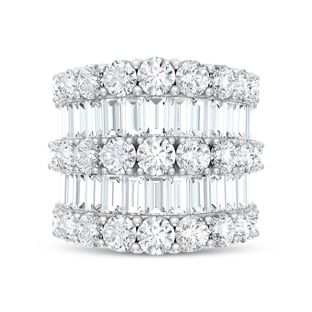 14K White Gold Lab Grown Diamond 8 ct. tw. Fashion Band | Picasso Gold & Diamond
