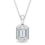 14K White Gold Lab Grown Diamond 1/2 Ct.Tw.Fashion Pendant  Picasso Gold & Diamond Jewelry