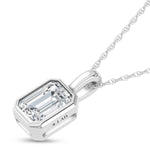 14K White Gold Lab Grown Diamond 1/2 Ct.Tw.Fashion Pendant  Picasso Gold & Diamond Jewelry
