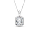 14K White Gold Lab Grown Diamond 1/2 Ct.Tw.Fashion Pendant  Picasso Gold & Diamond Jewelry